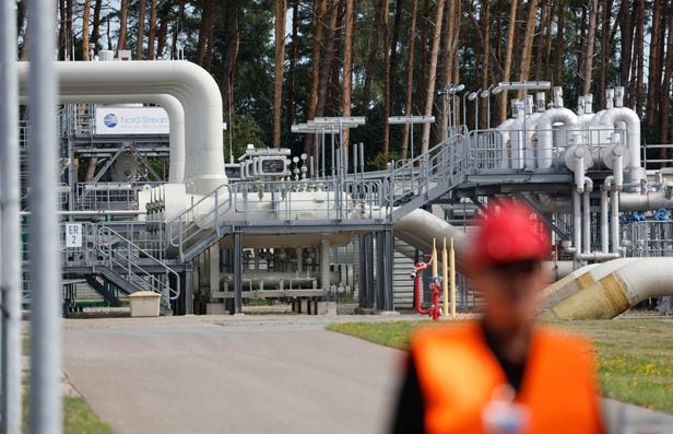 폴란드 국경과 가까운 독일 북동부 루브민에 천연가스 공급 시설이 있다. / AFP 연합뉴스