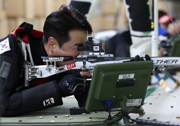 사격 김종현·김상도·모대성, 남자 50m 소총 3자세 동메달 - 조선비즈