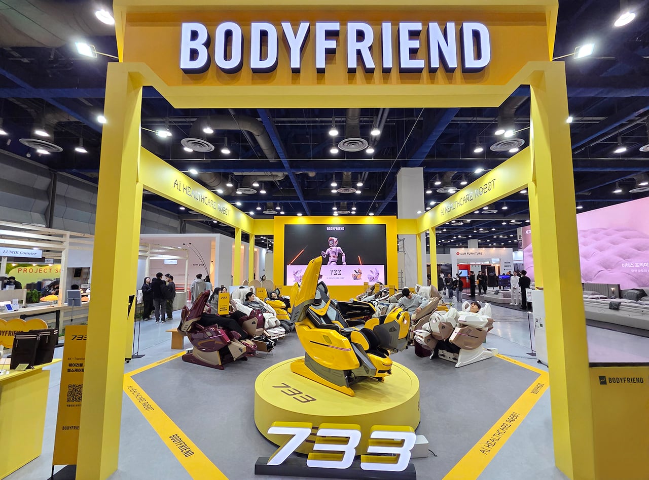 ボディフレンドがAIロボット733公開 ソウルリビングデザインフェア出展