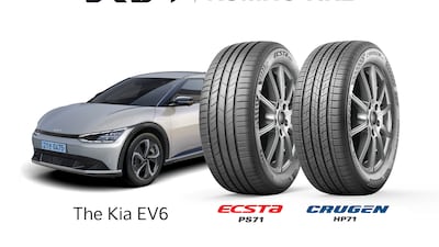 금호타이어, 기아 첫 전기차 ‘EV6′에 신차용 타이어 공급