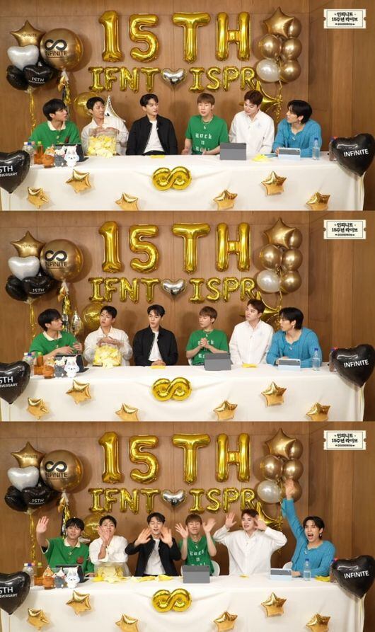 INFINITE Celebrates 15th Anniversary with Fans in Special Live Broadcast