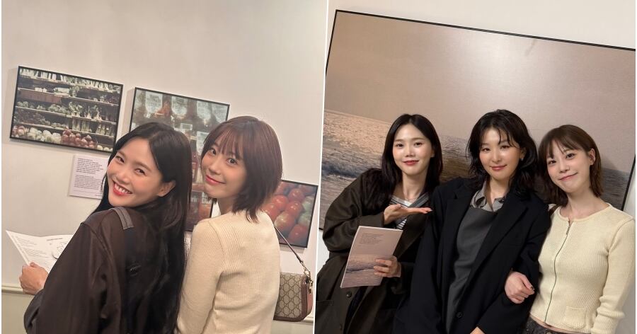 Heo Young-ji, Hyojung delle Oh My Girl e Seulgi delle Red Velvet visitano le mostre fotografiche… Linea calda 94 - Chosun Biz