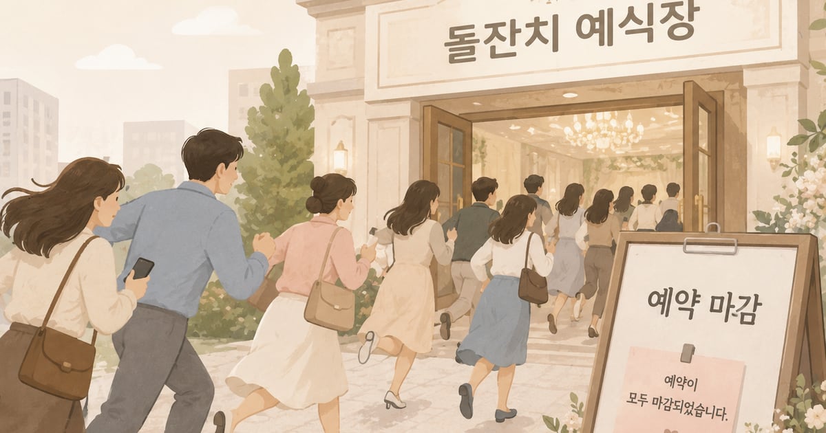 출산율 반등에 돌준 전쟁… 돌잔치 예약이 행정고시급 썸네일