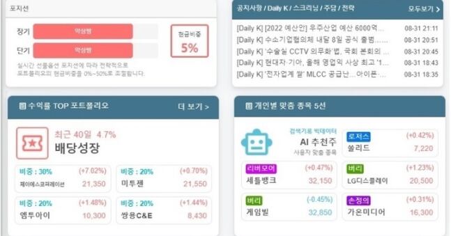 리퍼블릭케이, AI·빅데이터 투자정보 서비스 '퀀트케이' 정식 서비스... - 뉴스 썸네일 이미지