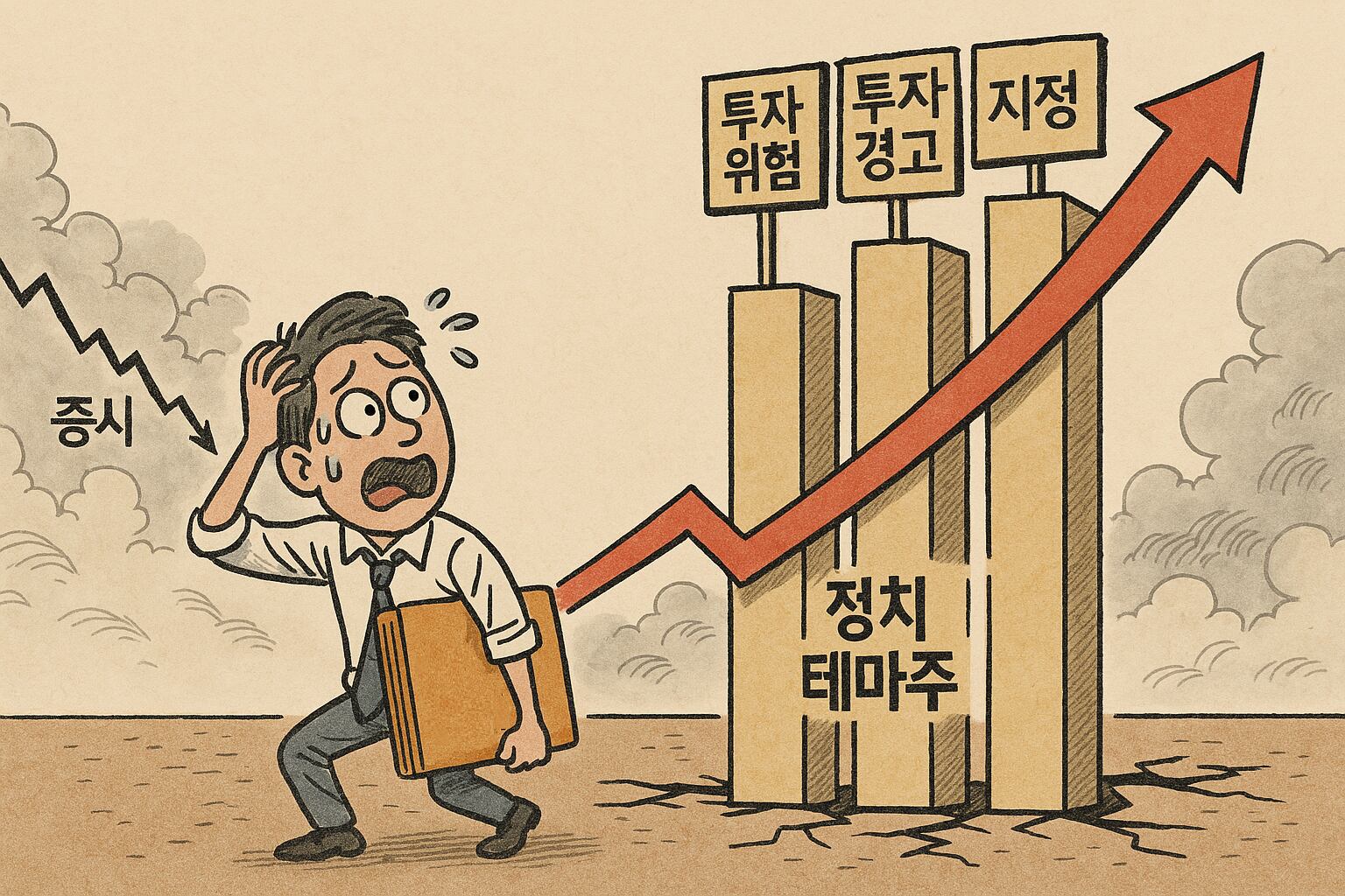 14배 오른 상지건설도 개미는 손해…정치 테마주 60개 중 42개는 손실 구간 - 조선비즈