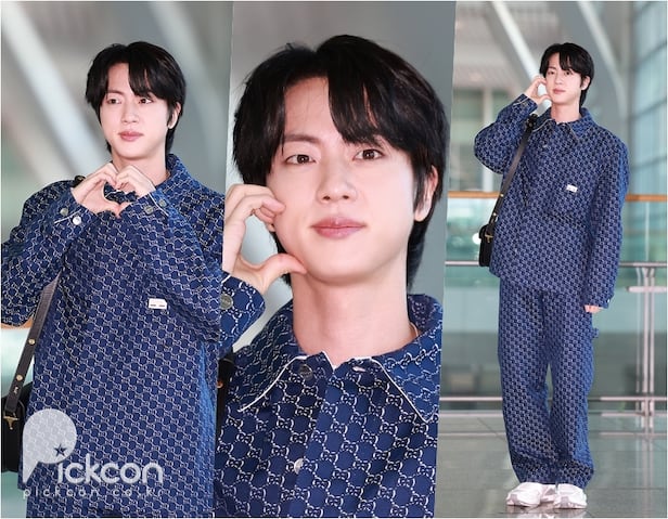 Moda do Aeroporto Jin BTS