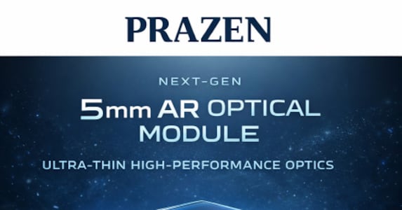 프라젠, 메타 AR 글라스 대비 얇고 밝은 차세대 광학모듈 개발 - 뉴스 썸네일 이미지