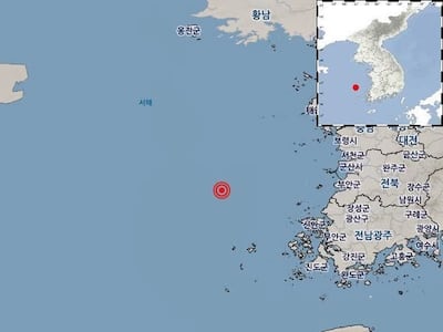 기상청 “흑산도 앞 바다서 규모 2.1 지진… 피해 없을 듯”