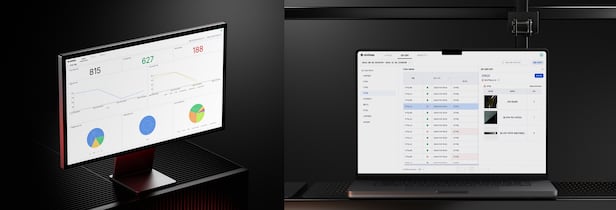 AiVData 대시보드, 검사결과 화면