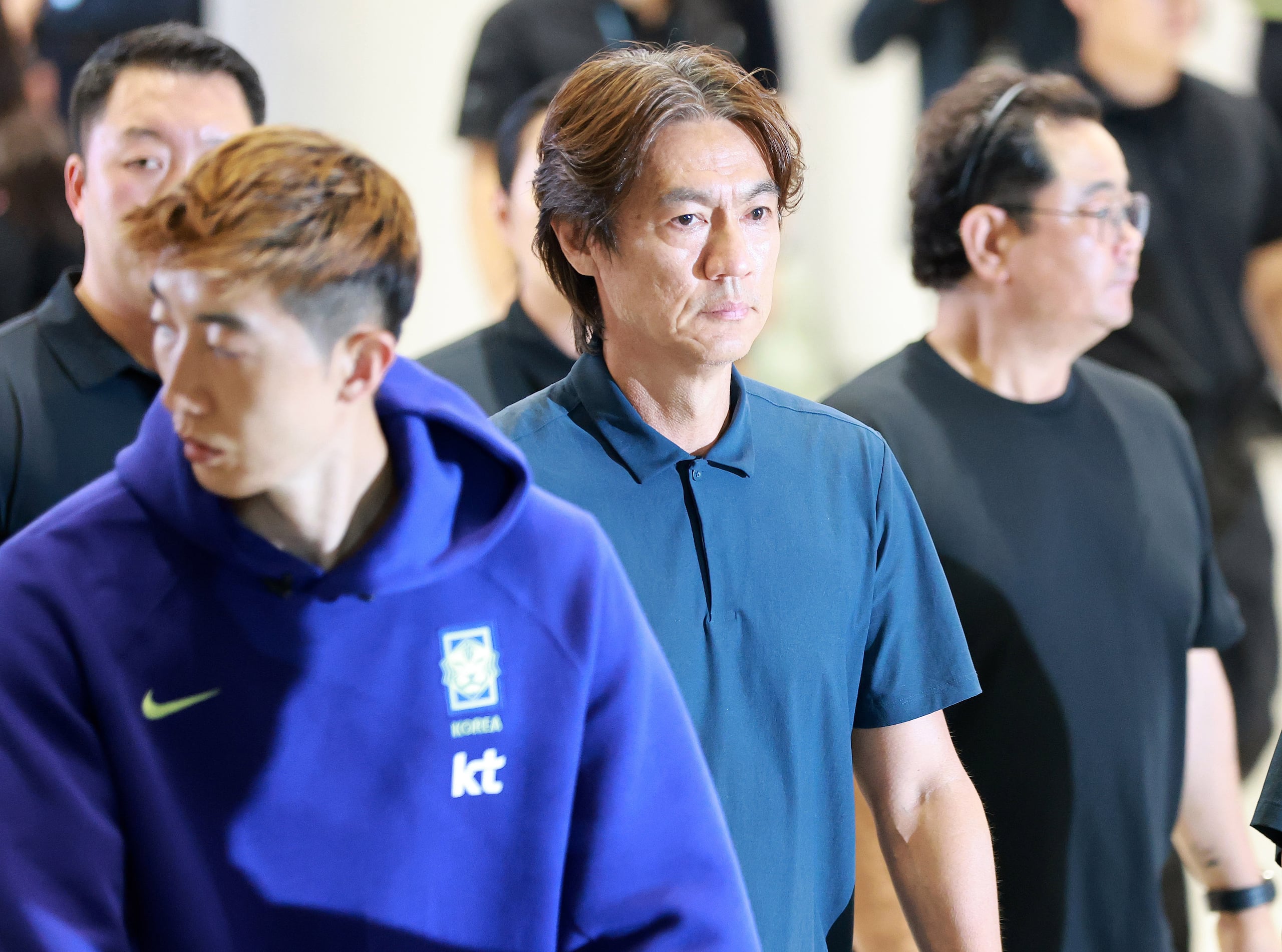 韓国代表 ホン・ミョンボ ノーブランドゲームシャツ／日韓大会モデル／フリーサイズ ホン・ミョンボ監督が辞任 韓国代表W杯32強逃す - ChosunBiz