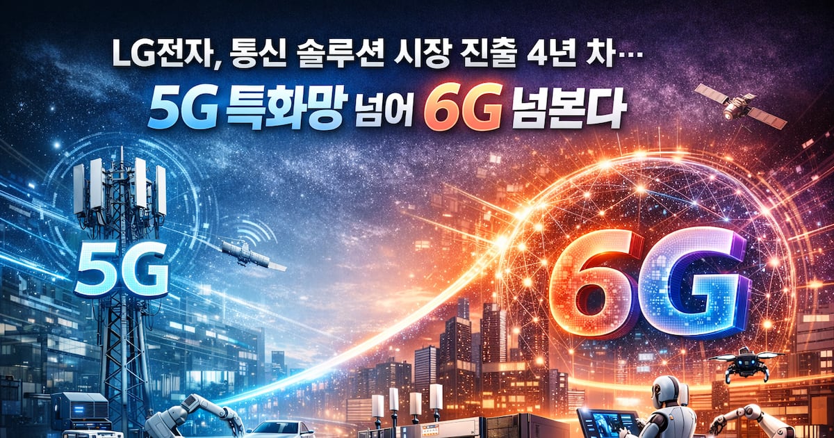 LG Electronics: Accelerates South Korea 6G push with AI R&D and 5G private networks