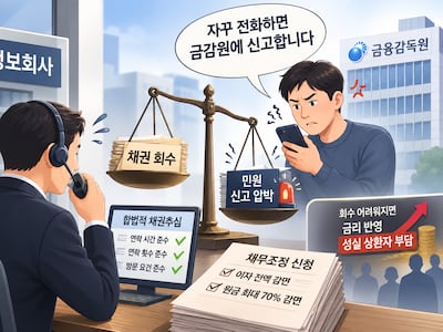 “또 전화하면 신고합니다”… 채권추심사, 정상 업무도 민원 압박