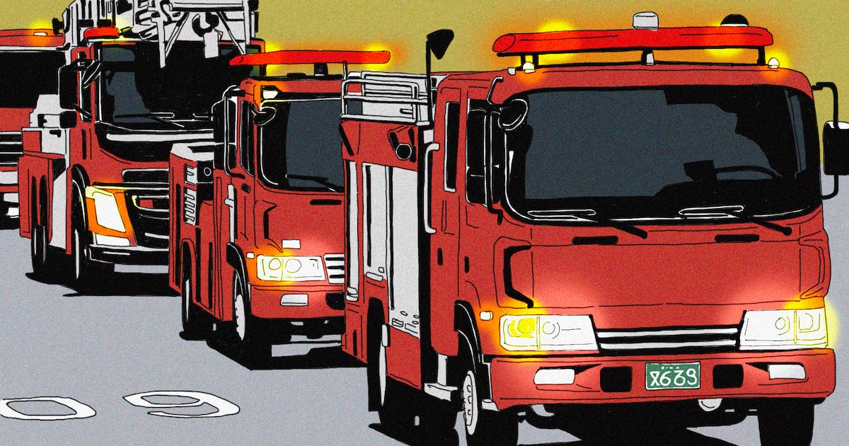 타이포 고층 아파트 화재 연기