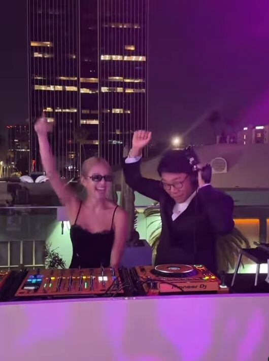 Girls' Generation's Hyoyeon Dazzles at Hollywood DJ Event with Lee Soo Man