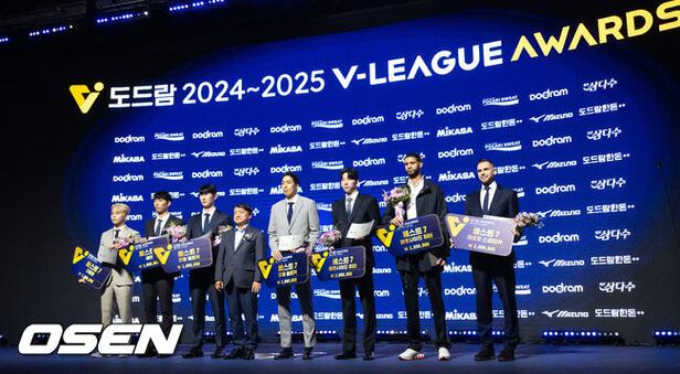 [사진]V리그 남자부 베스트7 - 조선비즈