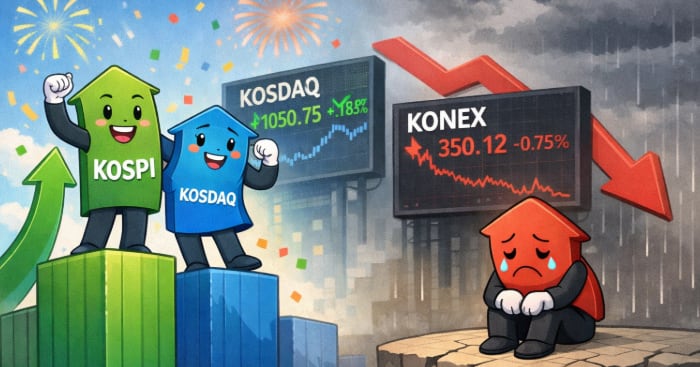 코스피·코스닥 날아가는데 코넥스는...하루 거래량 0도 속출 - 뉴스 썸네일 이미지