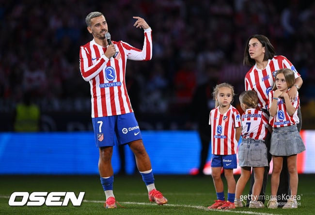 Griezmann tears up in emotional farewell to Atlético Madrid - CHOSUNBIZ