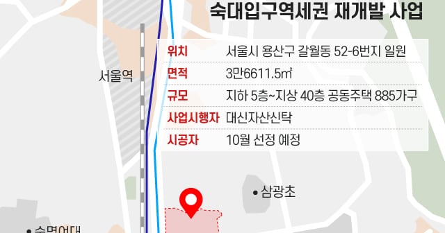 용산에 ‘최장 20년’ 장기전세 253가구… 5500억 재개발 시공사 찾는다