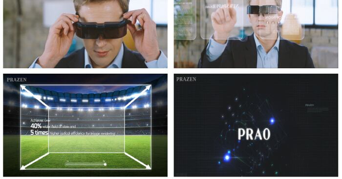 프라젠, 최첨단 고성능 AR글라스 광학 모듈 출시 - 뉴스 썸네일 이미지