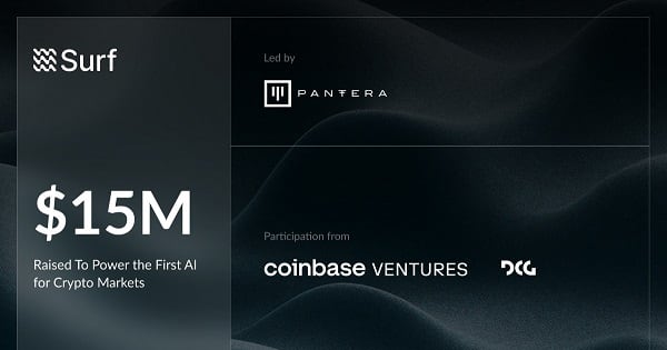 서프(Surf), 디지털 자산 특화 AI 고도화 위해 1,500만 달러 투자 유치 - 뉴스 썸네일 이미지