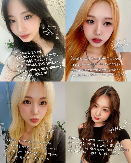 Rookie Girl Group CrazAngel Prepares for Debut with Heartfelt Messages to Fans