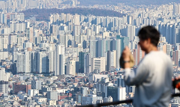 사진은 서울 중구 남산에서 바라본 아파트 단지./뉴스1