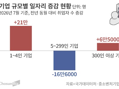 “영세기업 늘고 성장기업 줄었다”…中企 고용 ‘양극화’