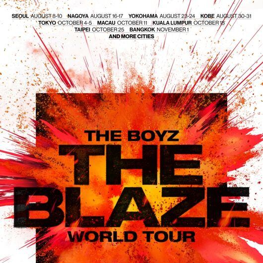 THE BOYZ Announce Fourth World Tour 'THE BLAZE' Kicking Off in Seoul