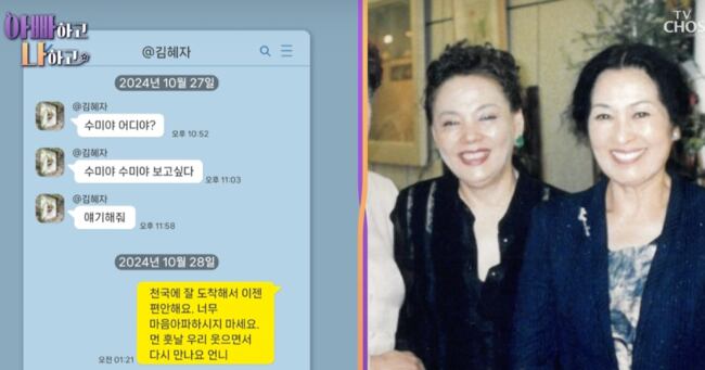 Kim Soo-mi's Family Shares Heartfelt Messages from Kim Hye-ja
