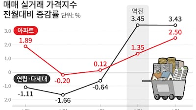 서울 빌라값, 두 달째 아파트보다 더 뛰었다… 거래액도 5조원 육박