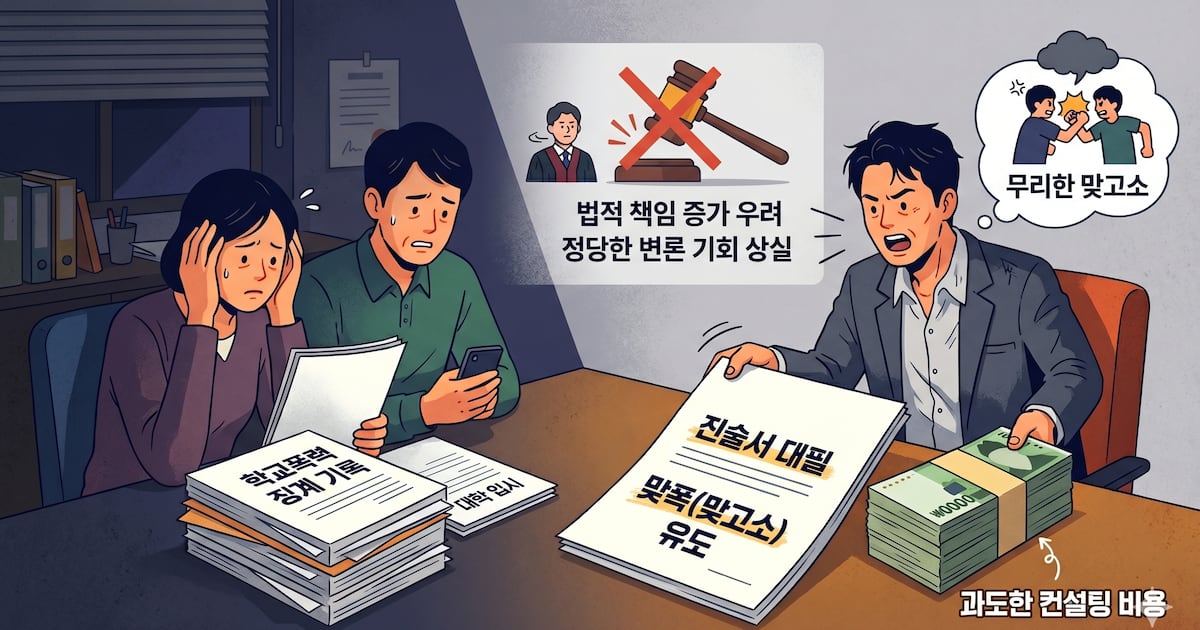 "맞폭하라, 반성문 써주겠다"... 대입 불안 노린 '무자격 학폭 컨설팅... - 뉴스 썸네일 이미지