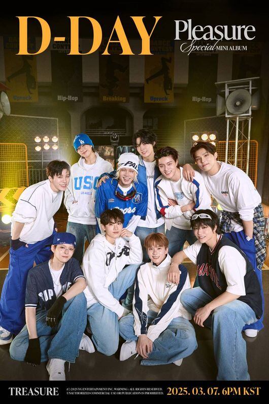 TREASURE Unveils Refreshing Mini Album 'PLEASURE' This Spring